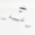 Đầu đọc thẻ từ tích hợp 3 cổng Type C, Lightning, USB đa năng 