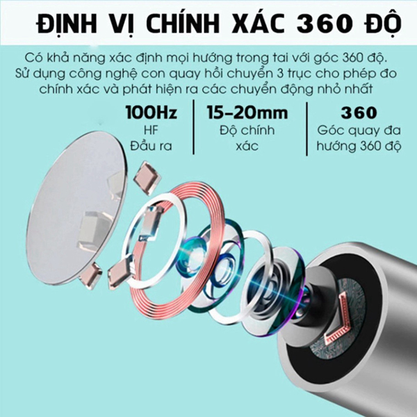 Que lấy ráy tai có camera nội soi đa năng, thông minh 