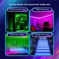 Đèn Led RGB 16 triệu màu điều khiển bằng điện thoại, Loại 1m + Dây kết nối app