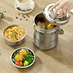 Cặp lồng giữ nhiệt 3 ngăn mang văn phòng tiện dụng