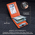 Ví da nam đựng thẻ từ tính Carbon Leather RFID Money Clip