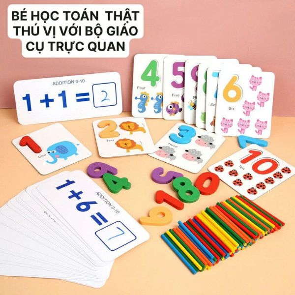 Bộ đồ chơi toán học cho bé I Love Mathematics