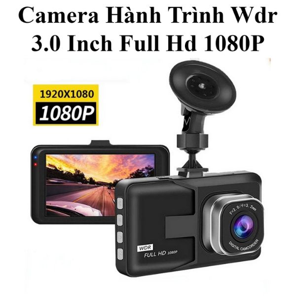 Camera hành trình góc rộng D207 FullHD 1080p