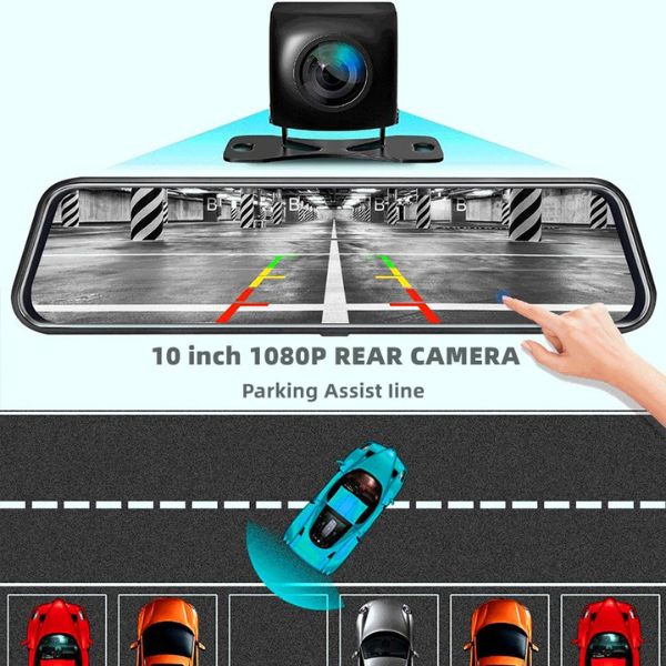 Gương tích hợp camera hành trình ô tô CY-888