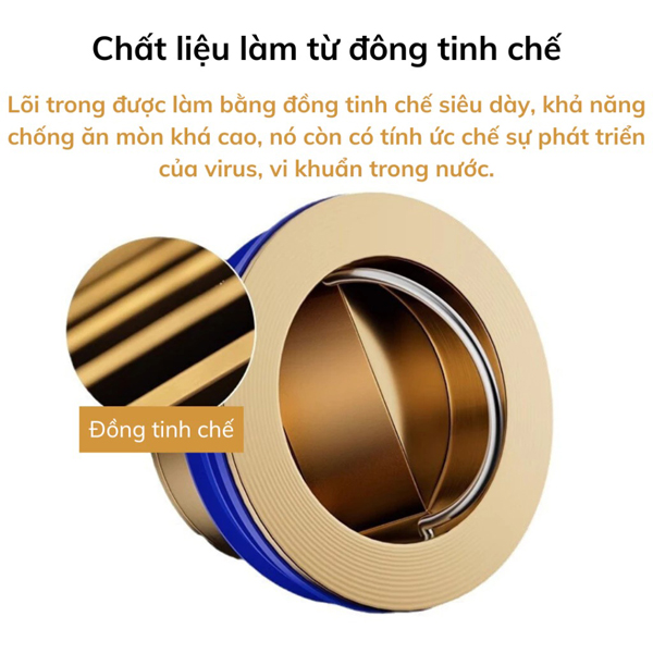 Nắp chặn cống ngăn mùi van thoát nước 1 chiều 