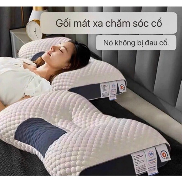 Gối spa giảm đau mỏi cổ vai gáy, giảm mệt mỏi căng thẳng