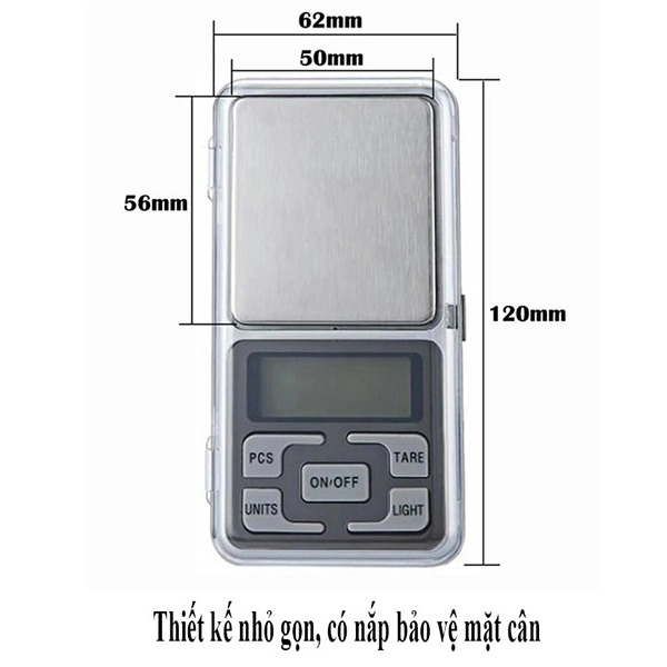 Cân tiểu ly điện tử mini (0,01g-200g) chính xác