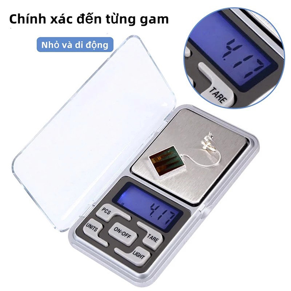 Cân tiểu ly điện tử mini (0,01g-200g) chính xác