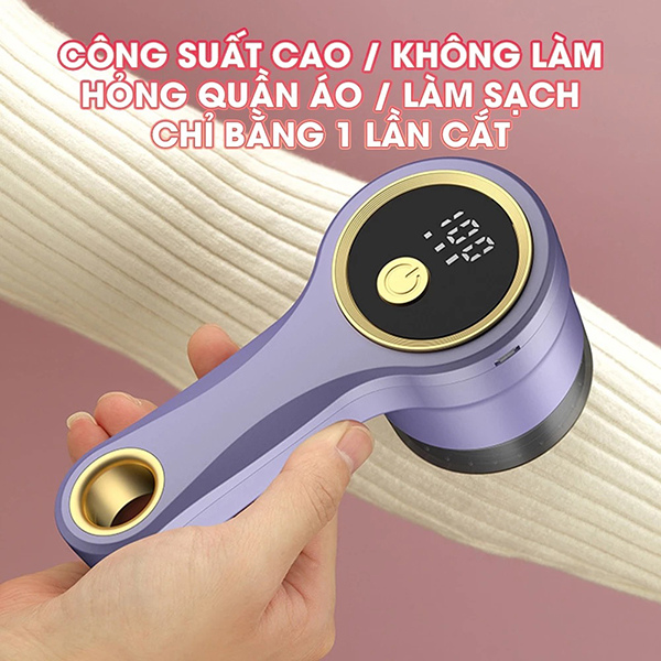 Máy loại bỏ xơ vải cao cấp, thiết kế tổ ong, bảo vệ bề mặt quần áo