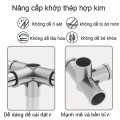 Tủ treo quần áo đa năng, chống sập, bền đẹp theo thời gian, Màu hồng baby - Loại 2 buồng ( 105*45*170cm )