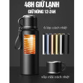 Bình giữ nhiệt chất liệu siêu bền giữ nhiệt lâu, có cảm biến nhiệt độ, 800ml