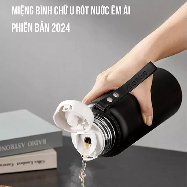 Bình giữ nhiệt chất liệu siêu bền giữ nhiệt lâu, có cảm biến nhiệt độ, 800ml