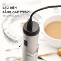 Máy đánh bọt cafe cầm tay có giá treo tiện lợi