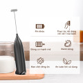 Máy tạo bọt cafe kiêm máy đánh trứng cầm tay mini nhỏ gọn