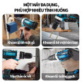 Máy khoan pin cầm tay 3 chức năng tiện lợi kèm hộp phụ kiện, Loại 1 pin