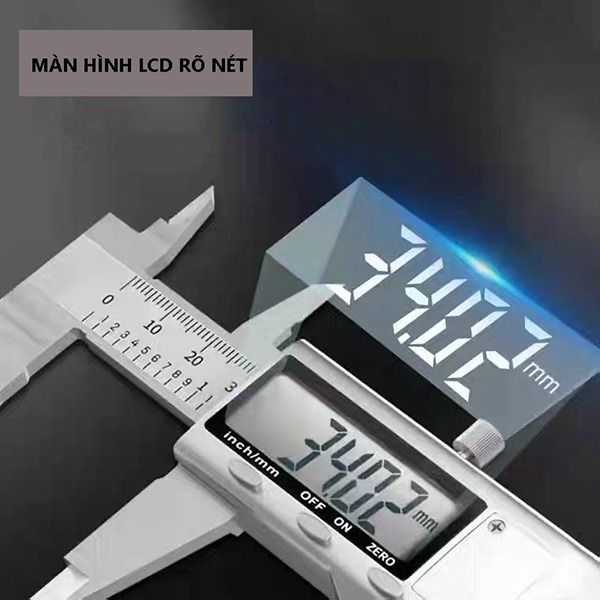 Thước đo điện tử Syntek 150mm thép không gỉ đo chính xác