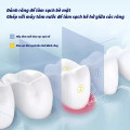 Máy tăm nước không dây dung tích 220ml kèm 4 đầu phun, dây sạc, Màu đen
