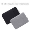 Túi chống sốc đựng laptop đệm dầy chống trầy xước, Màu đen - 13inch - 13.3inch
