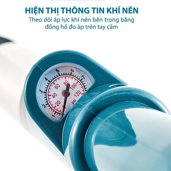 Dung cụ thông tắc bồn cầu ,cống nhà vệ sinh, bồn rửa chén bằng khí nén hiệu quả, Ống thép - Tay cong	