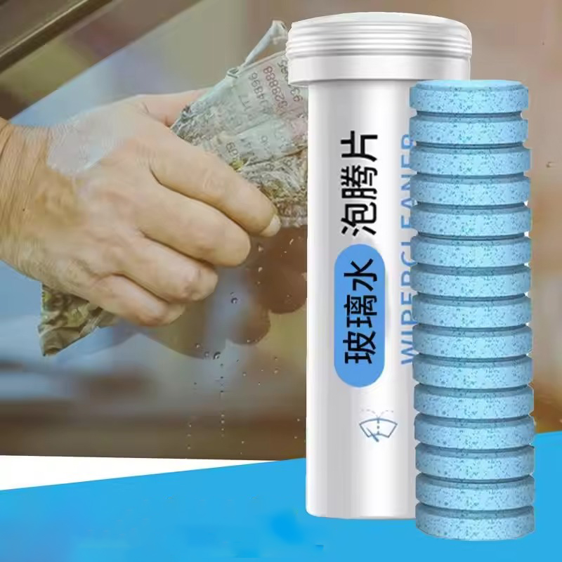 Combo 5 lọ viên sủi rửa kính ô tô chuyên dụng siêu sạch, sáng bóng