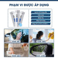 Combo 5 lọ viên sủi rửa kính ô tô chuyên dụng siêu sạch, sáng bóng