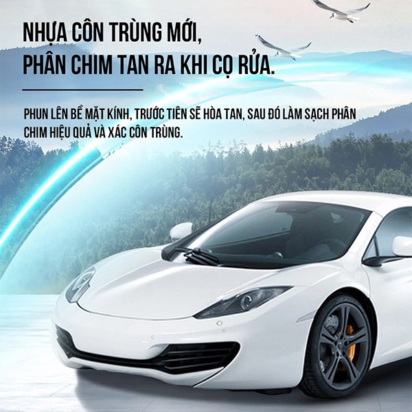 Combo 5 lọ viên sủi rửa kính ô tô chuyên dụng siêu sạch, sáng bóng