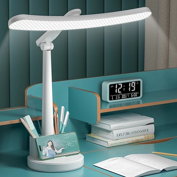 Đèn học chống cận, cảm ứng tiện lợi kèm bộ sạc đầy đủ, Loại 3600mah (gồm cả củ sạc)	