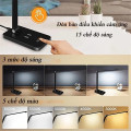 Đèn học để bàn chống cận siêu sáng điều khiển 3 mức sáng và 5 chế độ màu, Màu đen - Bản tiêu chuẩn cắm điện