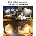 Đèn học để bàn chống cận siêu sáng điều khiển 3 mức sáng và 5 chế độ màu, Màu đen - Bản tiêu chuẩn cắm điện