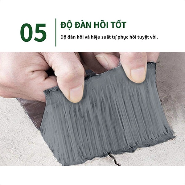 Băng keo chống thấm Skora chống dột hiệu quả cao, siêu bám dính, KT 5cm x 5m	