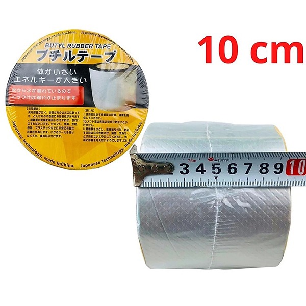 Keo chống thấm Nhật Bản dán mái tôn, tường nhà, ống nước chuyên dụng, Nano Top One 5cm	