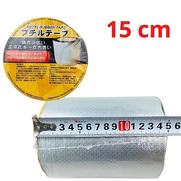 Keo chống thấm Nhật Bản dán mái tôn, tường nhà, ống nước chuyên dụng, Nano Top One 5cm	