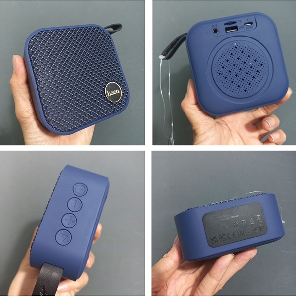 Loa bluetooth Hoco HC22 hỗ trợ khe cắm thẻ nhớ, usb, âm thanh vòm 3D