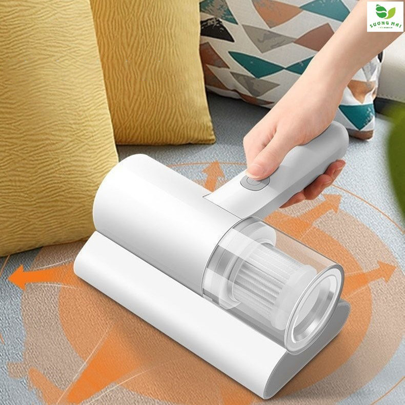 Máy hút bụi mini cầm tay không dây, hút bụi chăn ga giường đệm thảm có tia UV