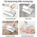 Máy hút bụi mini cầm tay không dây, hút bụi chăn ga giường đệm thảm có tia UV