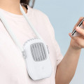 Quạt tích điện mini đeo cổ siêu mát, Màu cam