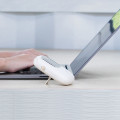 Quạt tích điện mini đeo cổ siêu mát, Màu cam