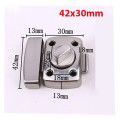 Chốt cửa mở núm vặn xoay cao cấp, dễ lắp đặt, 42*30mm dày 13mm	