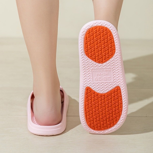 Dép chống trơn trượt, dép đi trong nhà, văn phòng, dép đi nhà tắm cho bà bầu, Màu hồng - Size 38/39