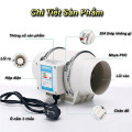 Quạt thông gió hút mùi đường ống công suất lớn , HF75 -35W	