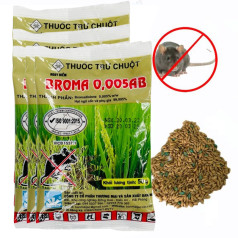 Gói diệt chuột Broma 0,005 AB dạng thóc trộn sẵn (5 gói x 50g)