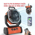 Quạt sạc đa năng F6 pin siêu khỏe 20000mah nhỏ gọn êm ái