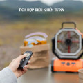 Quạt sạc đa năng F6 pin siêu khỏe 20000mah nhỏ gọn êm ái