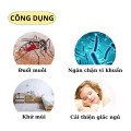 Set 50 thanh nhang ngải cứu kèm đế gỗ đuổi muỗi khử mùi cho gia đình