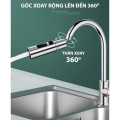 Đầu vòi rửa bát tăng áp chống văng nước xoay đa hướng tiện dụng