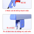 Lan can chắn giường, thanh chắn giường gấp gọn thông minh, Loại 4 thanh
