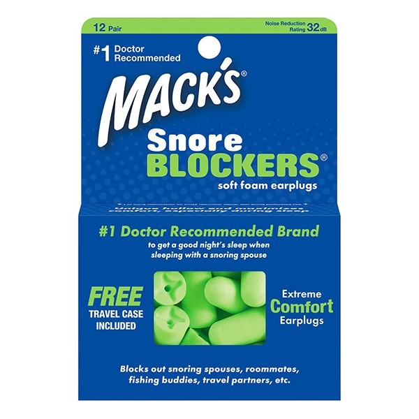 Nút bịt tai Mack’s Snore Blockers siêu Mềm, chống ồn