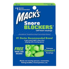 Nút bịt tai Mack’s Snore Blockers siêu Mềm, chống ồn