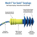 Nút bịt tai có dây Mack’s Ear Seals chống nước, giảm ồn hiệu quả