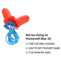 Nút tai Honeywell Max-30 bảo vệ thính giác an toàn